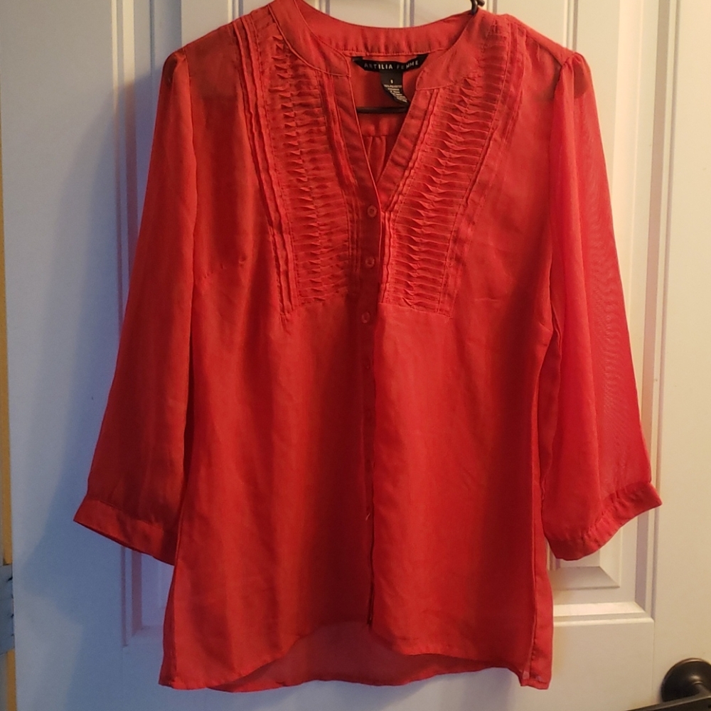 Sheer blouse